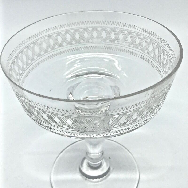 Clichy champagne glasses