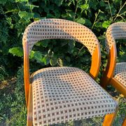 Paire de chaises vintage design années 50/60 style Baumann