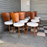 Set of 14 Baumann bistro chairs