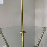 Adnet brass floor lamp with loops