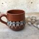 Paire de mugs en céramique marbrée