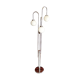 Lampadaire  chromé 3 boules 1970 vintage