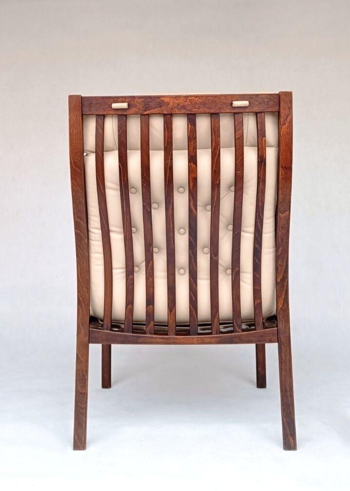 Leather Armchair by Fredrik A. Kayser for Vatne Møbler, 1960