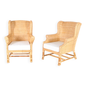 Paire de fauteuils club