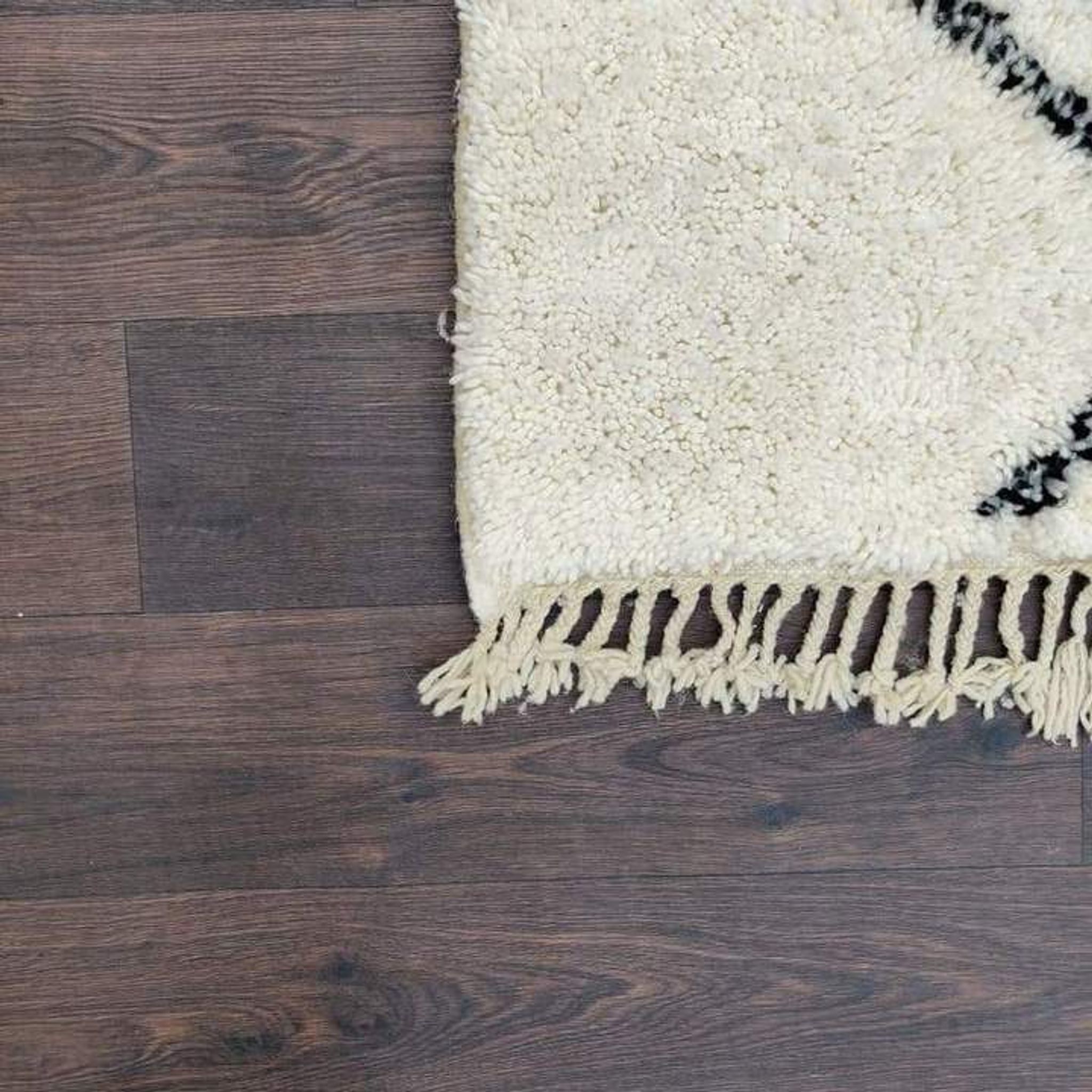 Tapis de couloir berbère beni ouarain 85x290 cm