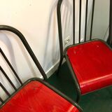 Pair of vintage industrial chairs