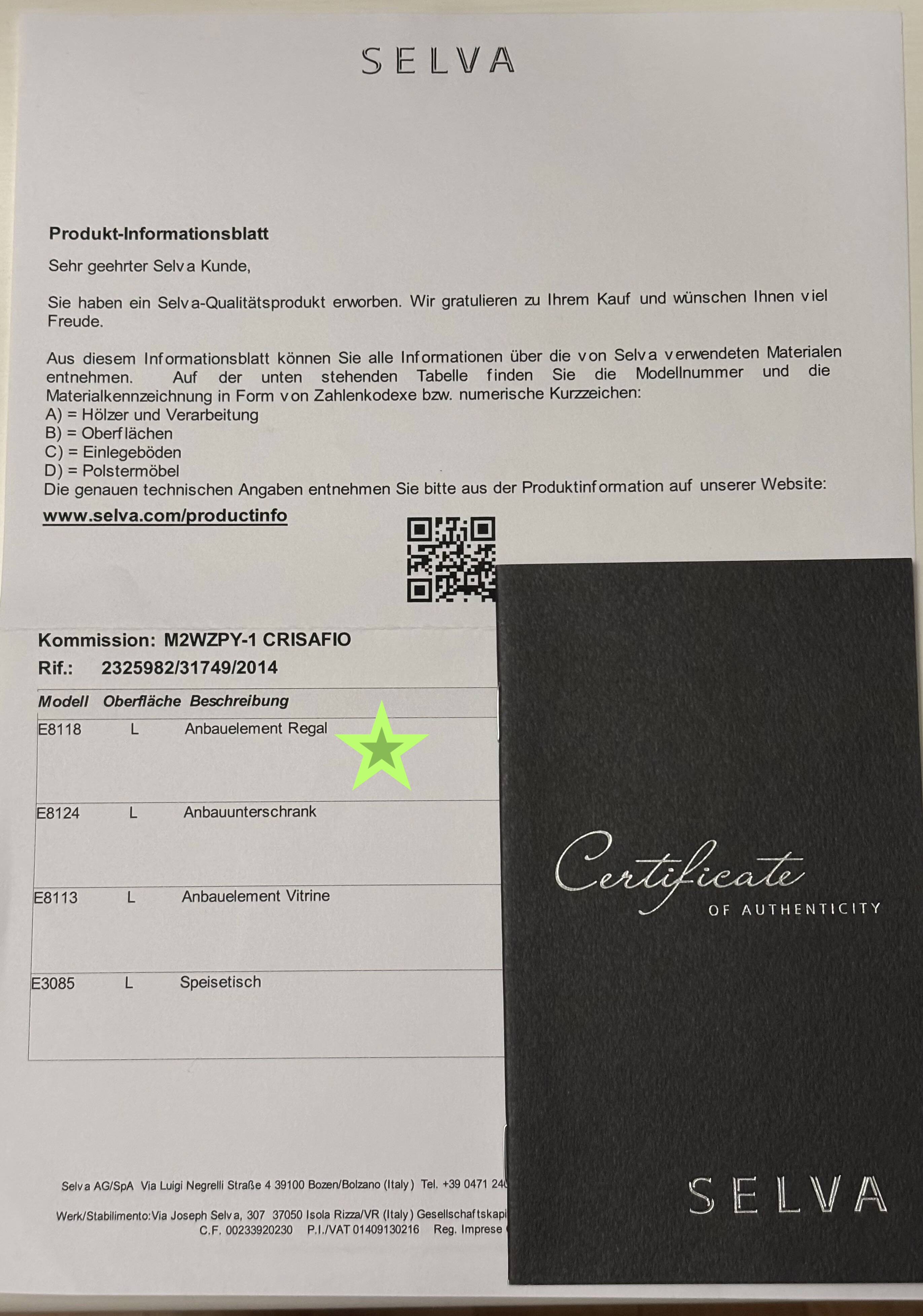 Italian artisan library Selva