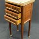 Bedside table end table side table mahogany console Louis XVI late 19th century