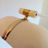 Italian floor lamp from the 70s, “Fresh Butter” color, “Made In Italy” label.