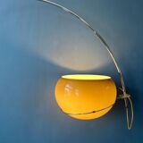 Mid-century space age mushroom arc floor lamp by GEPO