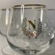 Série de quatre verres à cognac fine Napoléon