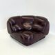 Dark brown Nuvolone modular lounge sofa by Rino Maturi for Mimo Padova