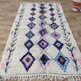 Handmade moroccan berber rug 217 x 117 cm