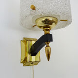 Pair of minimalist vintage wall lamps 50/60