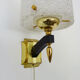 Pair of minimalist vintage wall lamps 50/60