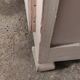 Showcase cabinet two doors, 3 drawers patina old pink