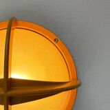 Mid-century Danish metal outdoor wall lamp model Pirate by Eva Koppel, Nils Koppel, Gert Edstrand for Nordisk Solar, 1960s.