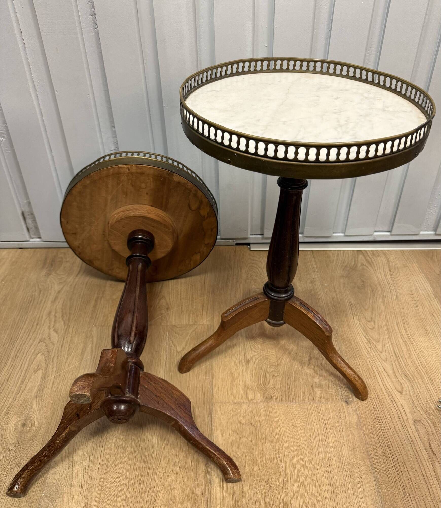 Pair of small side tables
