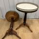 Pair of small side tables