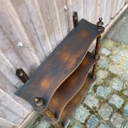 Louis Philippe vintage wall shelf made of solid wood from the 19th century.