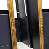 Gilded carved wooden mirror