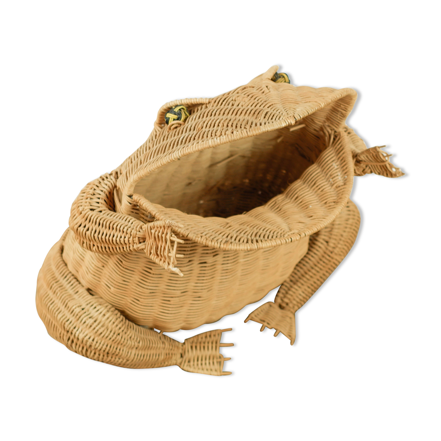 Porte revues by Olivier Cajan in wicker