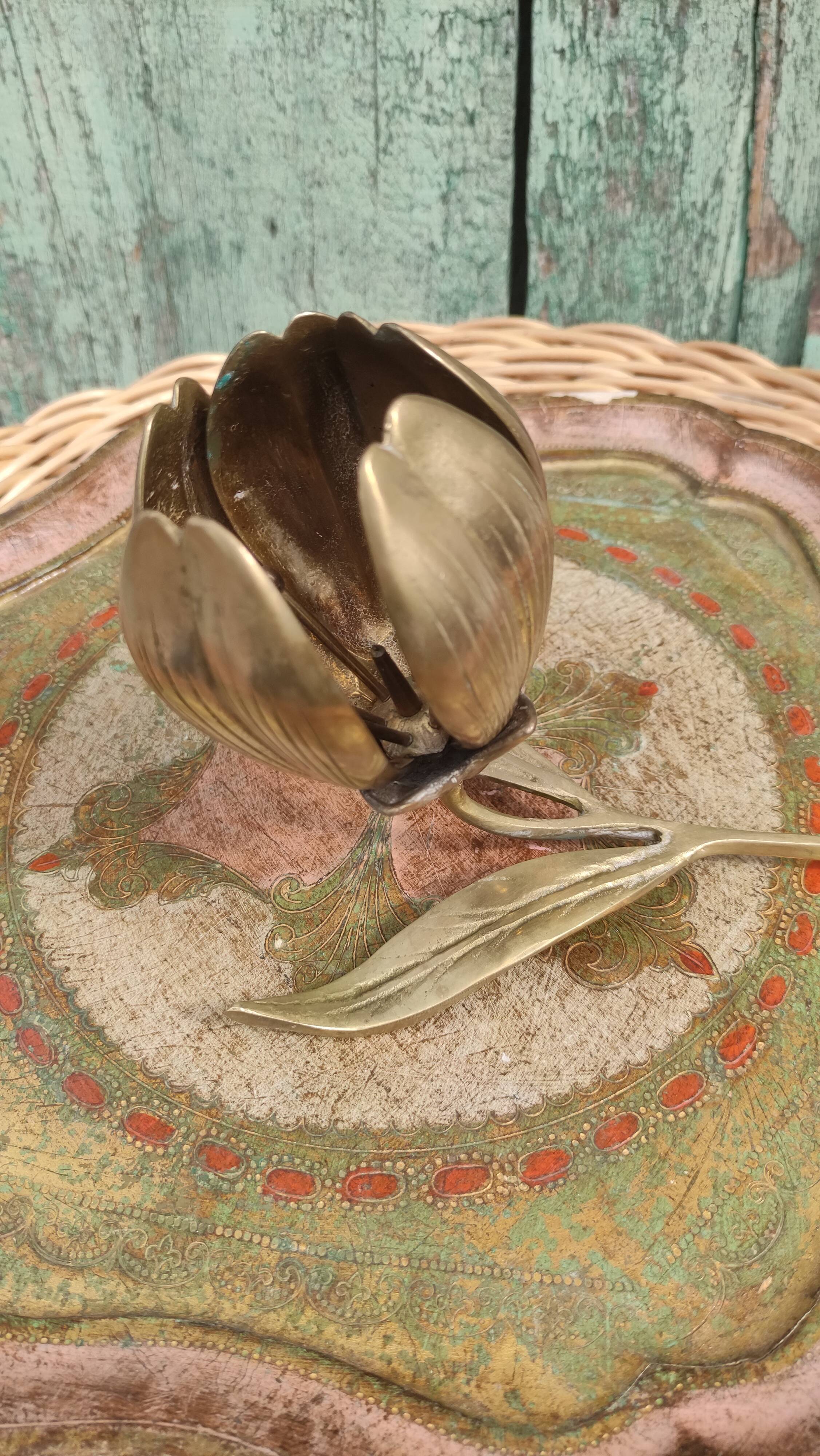 Vintage brass ashtray