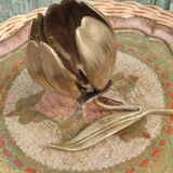 Vintage brass ashtray
