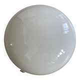 Large opaline wall or ceiling light D24cm