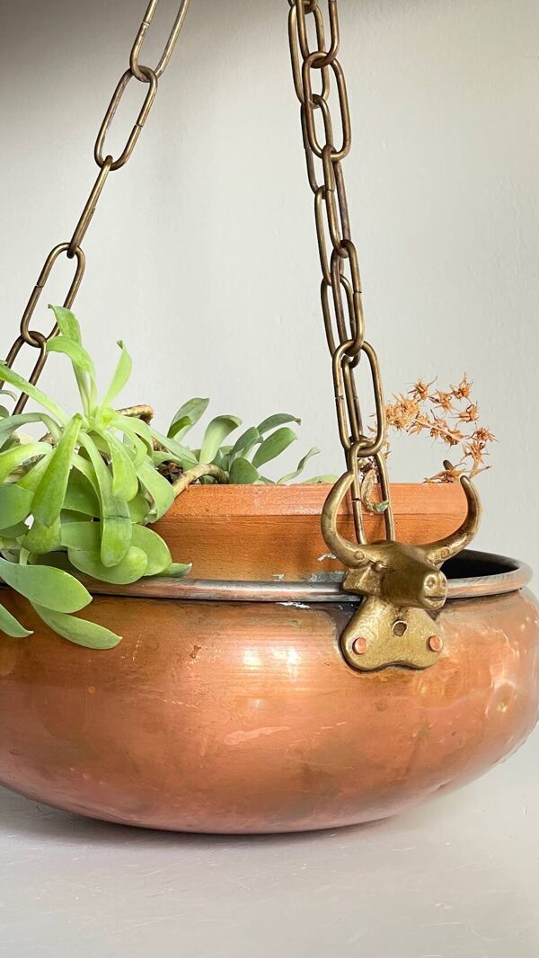 CACHE-POT Suspendu  Vintage