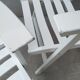 Folding wooden garden chairs Foppapedretti Vintage Italy