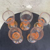 Handmade stemware or ice cups