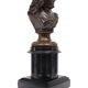 Bronze bust jacob van campen, 1595 - 1675, sculptor jacques elion 1842-1893