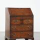 Antique subtle English secretaire from the early 19th century