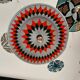 Handcrafted suspension cascade 6 lights "Moroccan Basket"