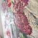 Tableau vintage bouquet de fleurs lilas