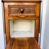 Old bedside, a niche and three drawers