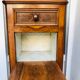 Old bedside, a niche and three drawers