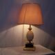 Lampe oeuf d'autruche marbre - années 70