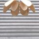 60s flower pendant light