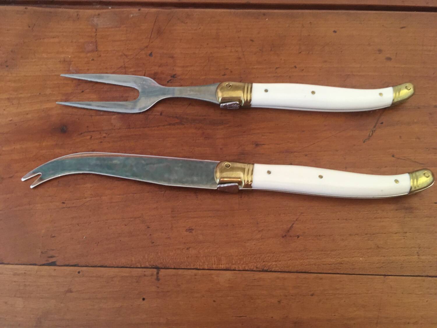 Vintage Laguiole knife set.