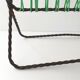 Vintage 1950s metal and scoubidou magazine rack