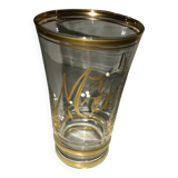 Antique gilded glass with the inscription Maman
