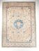 Tapis Persan Vintage Beige Rt Bleu A Nédaillon Floral,300x393Cm