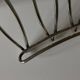Modernist silver-plated metal trivet, hallmarked 1960