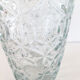 Ancient vase made of chiseled glass