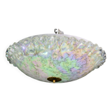 Plafonnier vintage multicolore en verre de Murano arc-en-ciel, années 1970