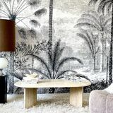 Travertine table 1970