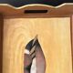 Painted wooden serving tray