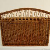 Wicker toy chest